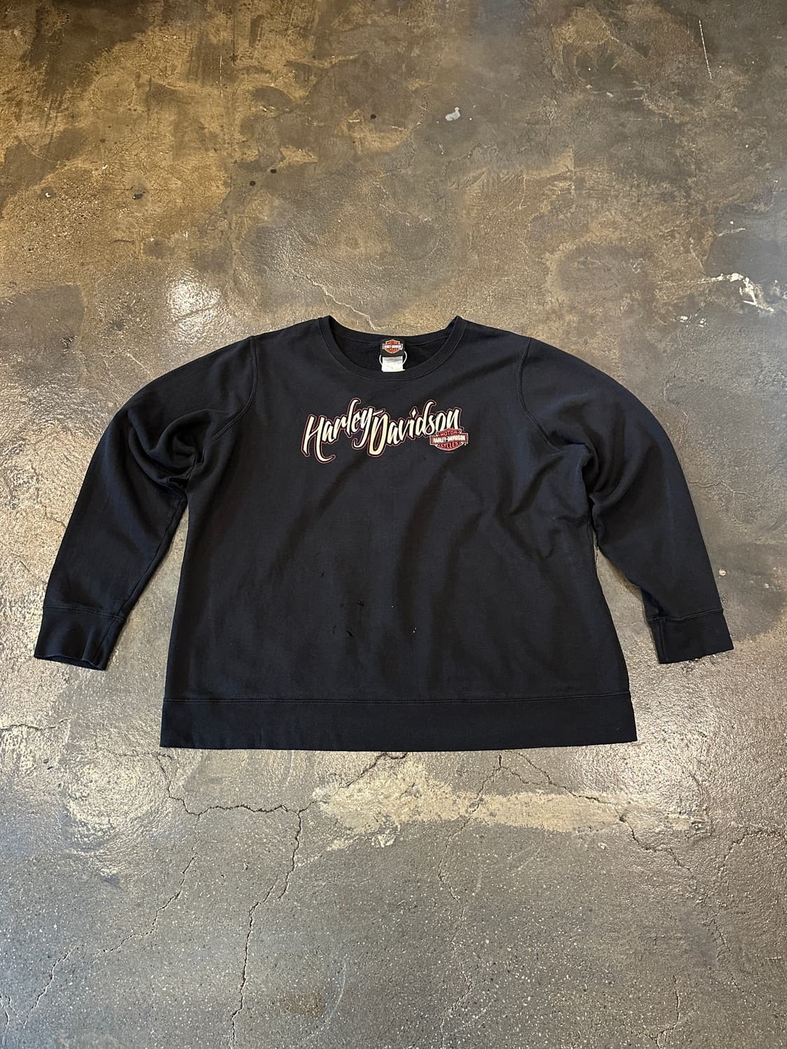 할리 데이비슨 데미지드 스웻셔츠 XL 상품이미지1