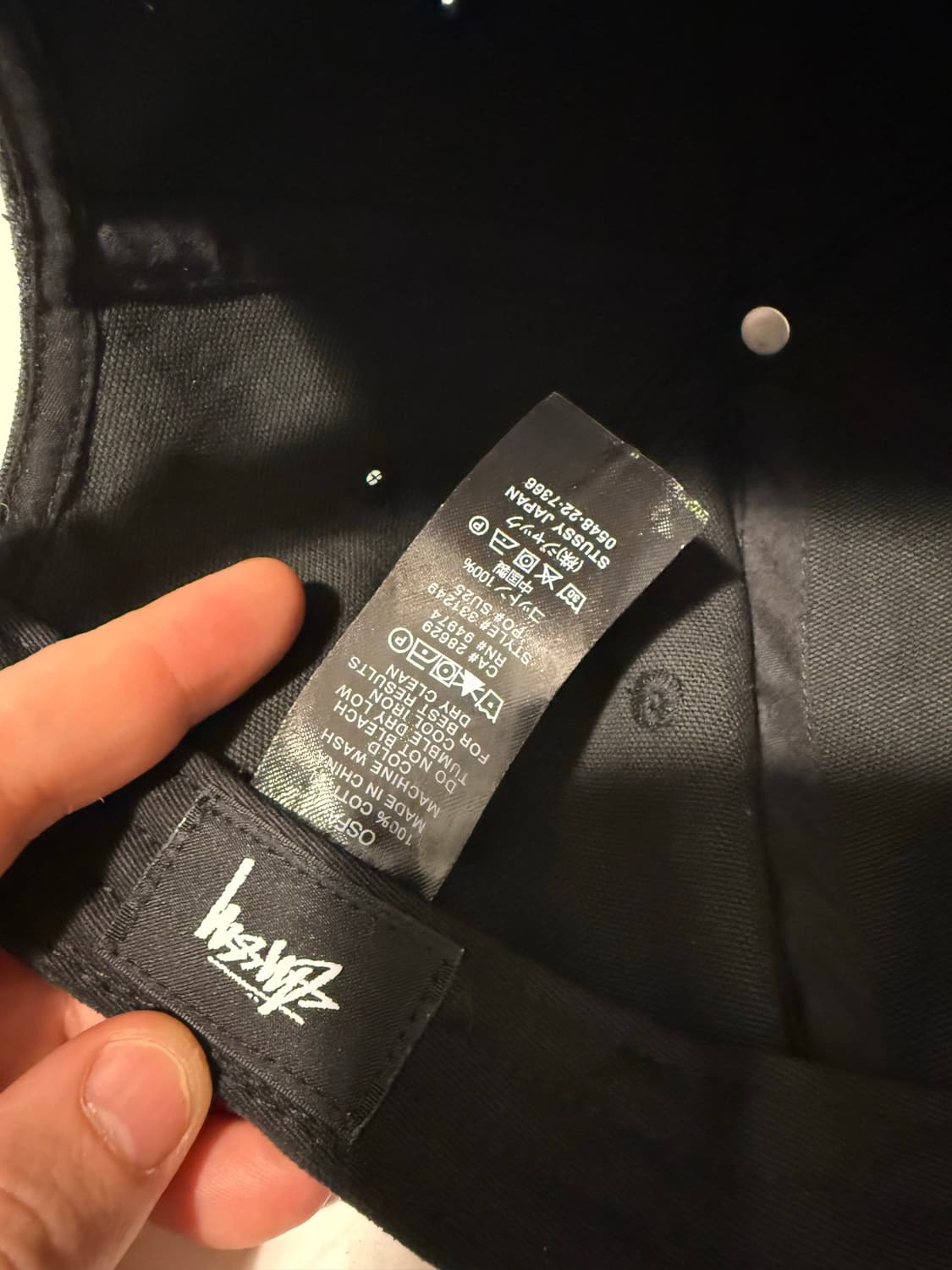 스투시x아워레가시 워크샵 미드 뎁스 캡 블랙 상품이미지3