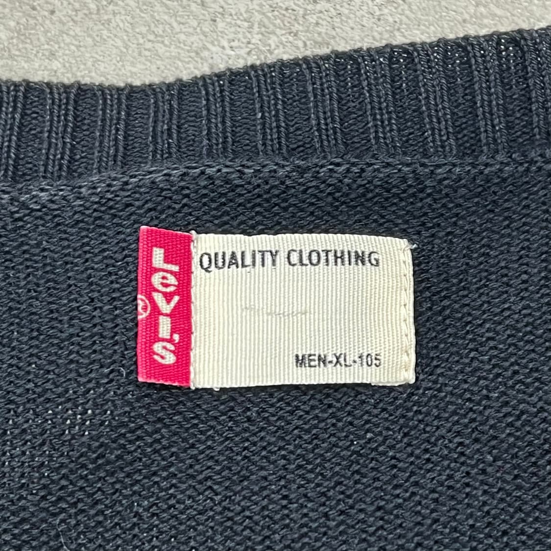 리바이스 백로고 니트집업 s09444 상품이미지8