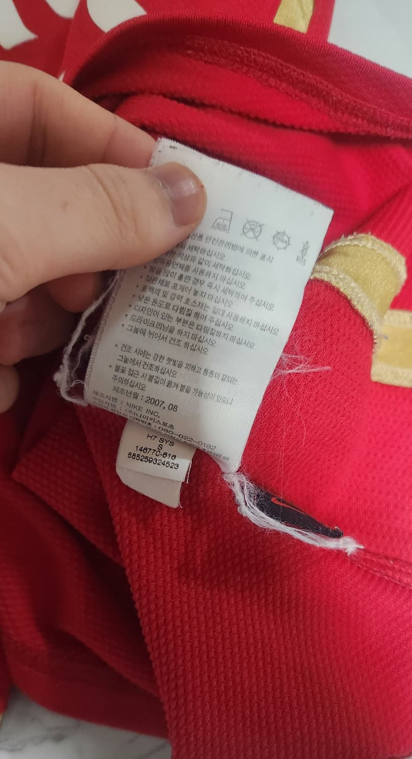 06-08 아스날 홈 긴팔 No.4 파브레가스 나이키 유니폼 상품이미지6