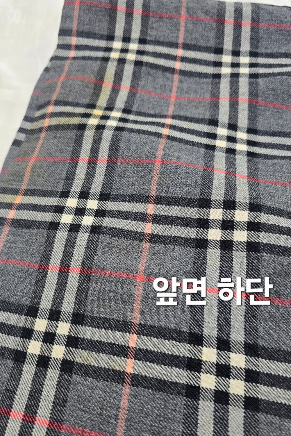버버리 블루라벨 회색 H라인 스커트 상품이미지5