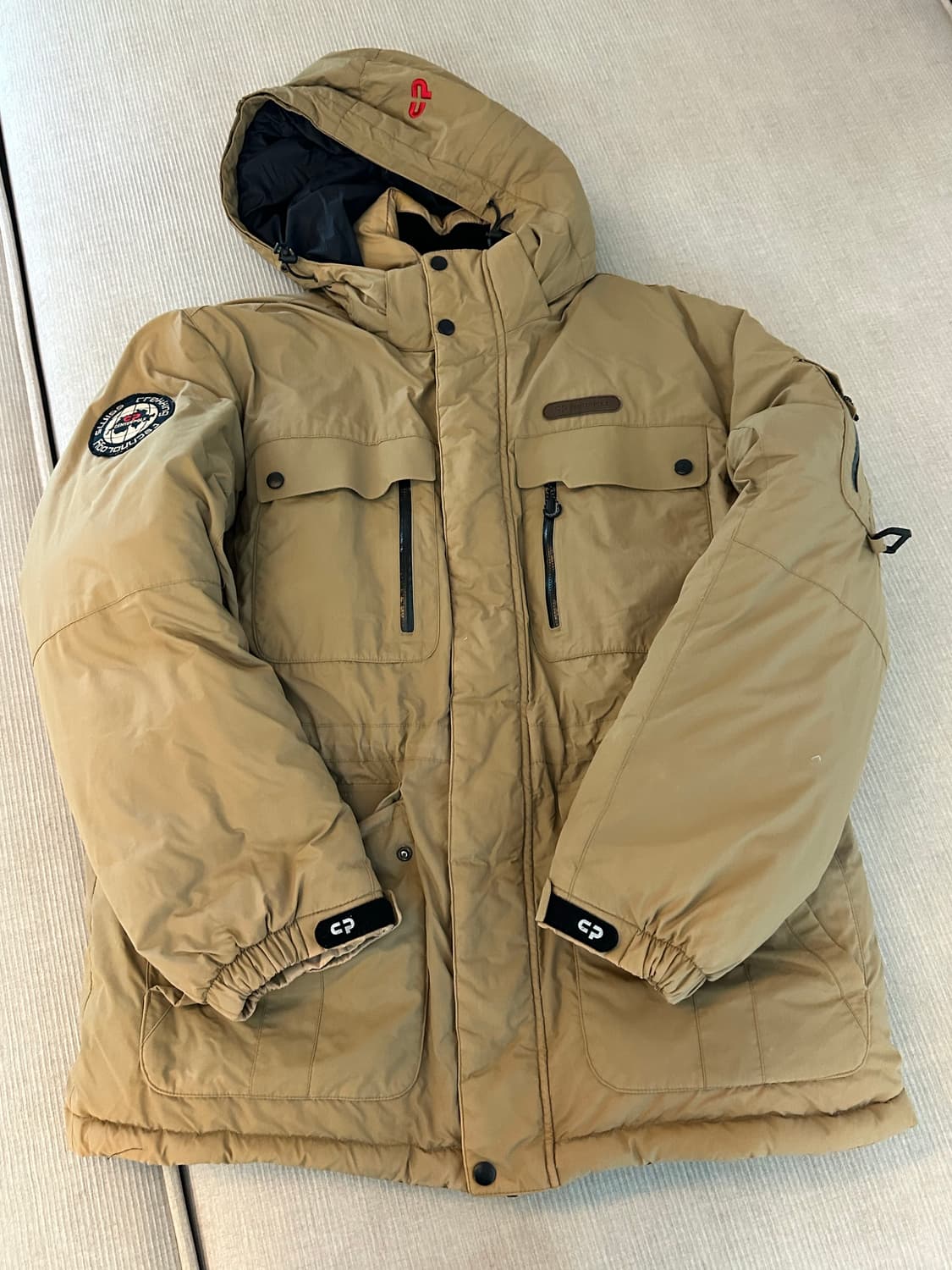 새상품) 센터폴 다운점퍼 110 상품이미지3