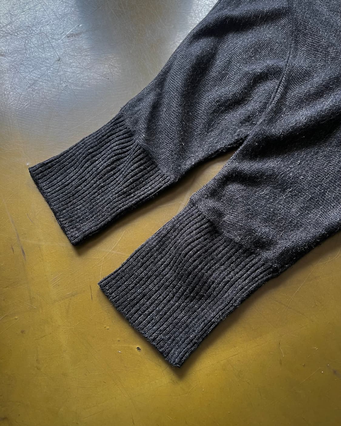 Old Disney Japan Mickey Dolman Gray Knit 상품이미지6