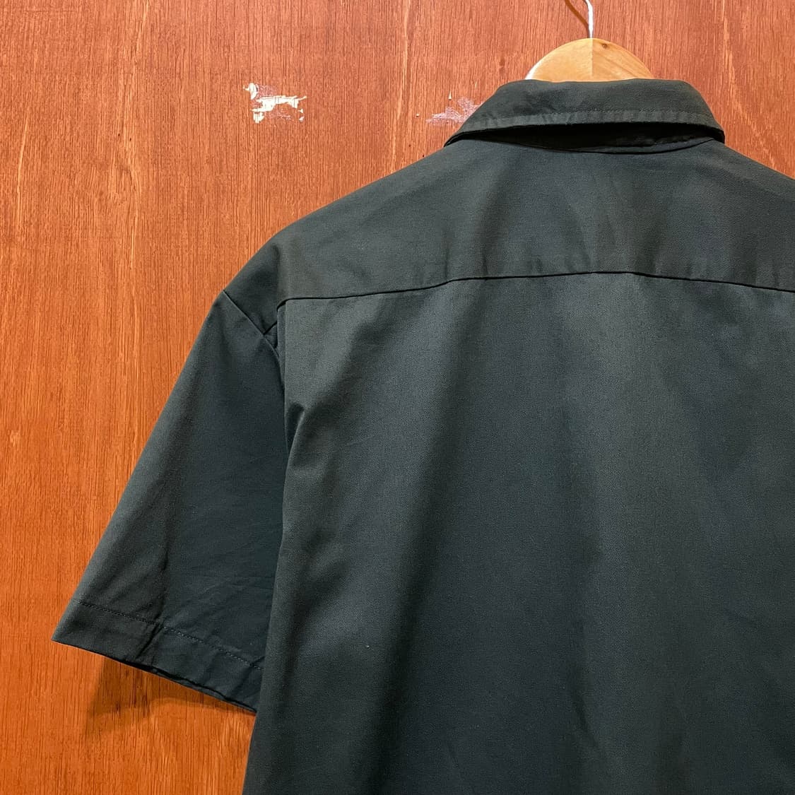 (M) Dickies 디키즈 반팔 워크 셔츠 그린 상품이미지6