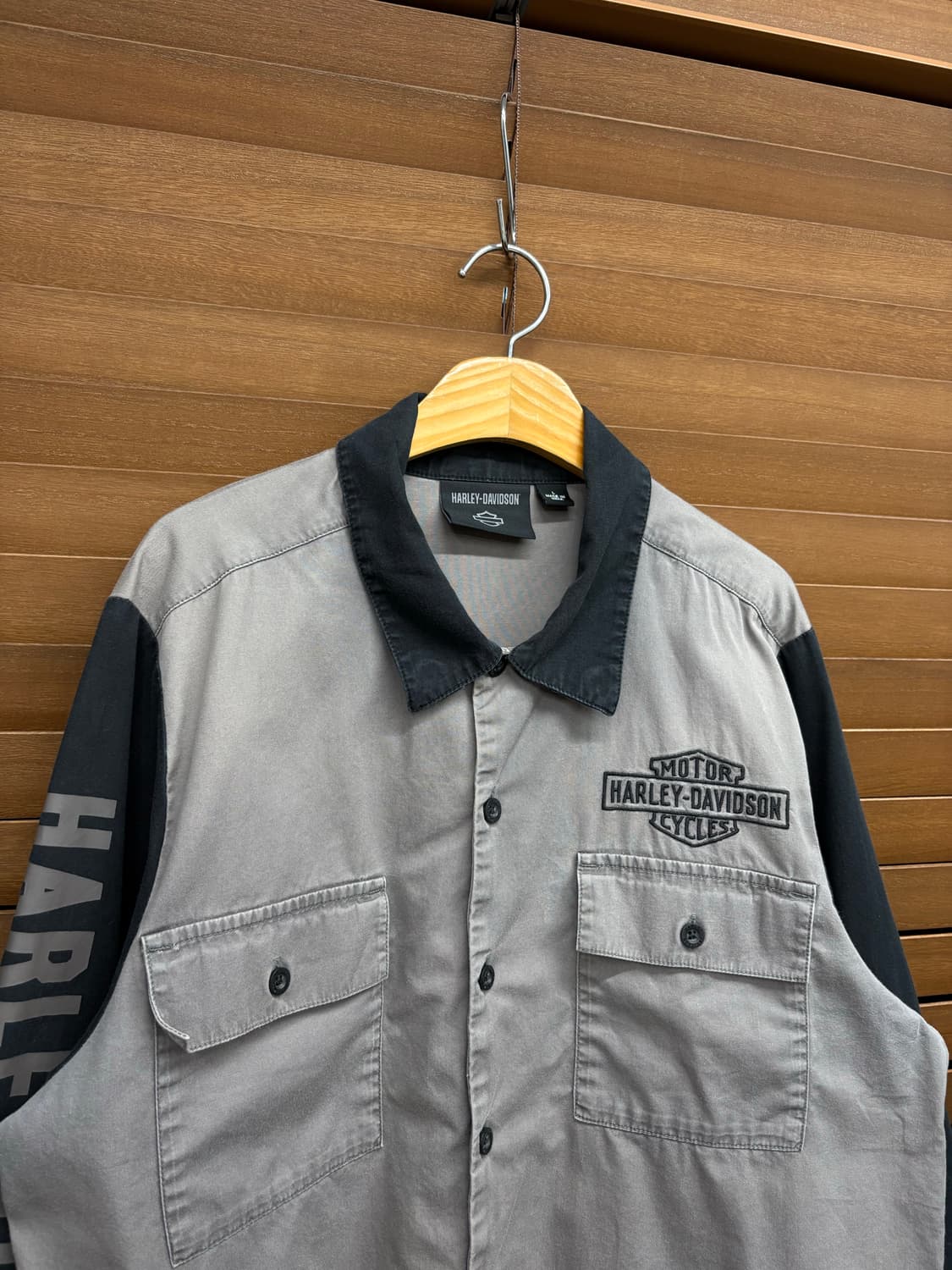 할리데이비슨 우븐 메카닉 워크 셔츠 상품이미지3