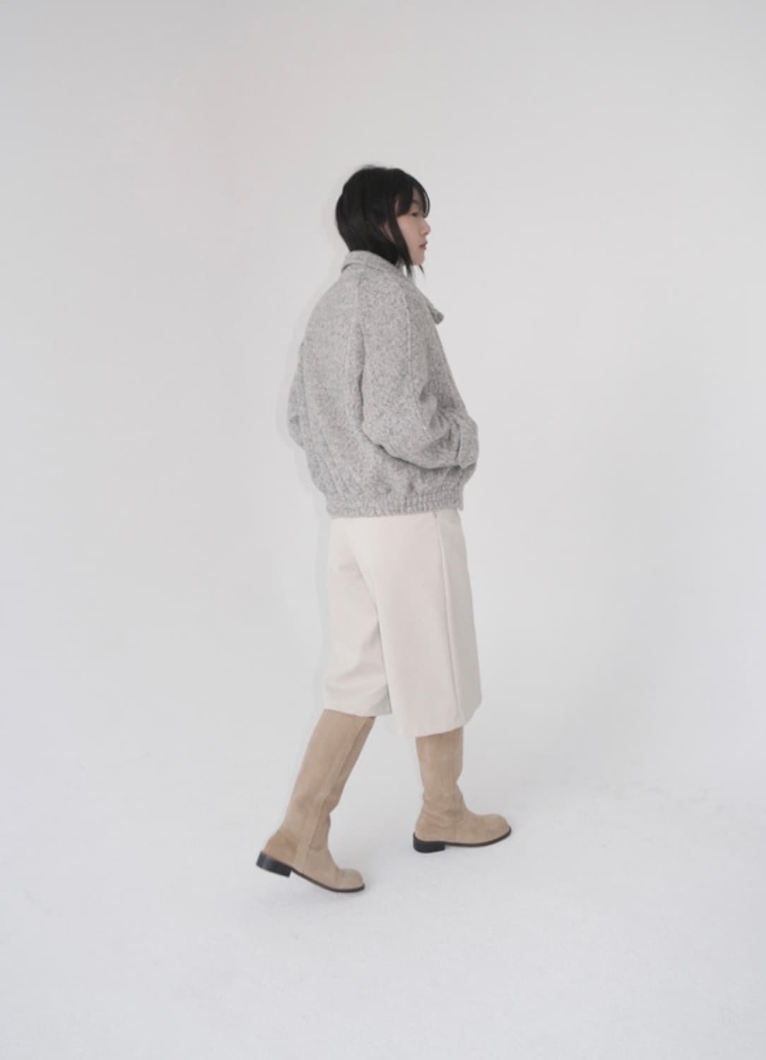 애프터먼데이 알파카 울 봄버 자켓 상품이미지5