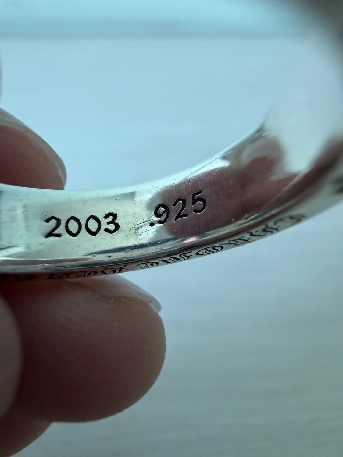 [us9.5] 크롬하츠 스페이서 대거링 6mm 상품이미지4