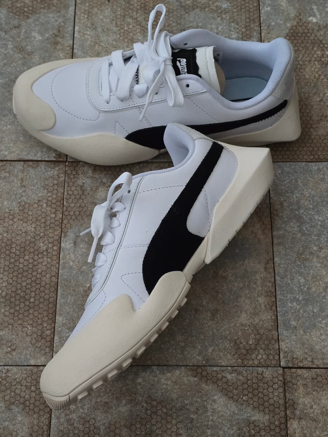 (250)푸마 베이더론 클린 화이트 상품이미지5