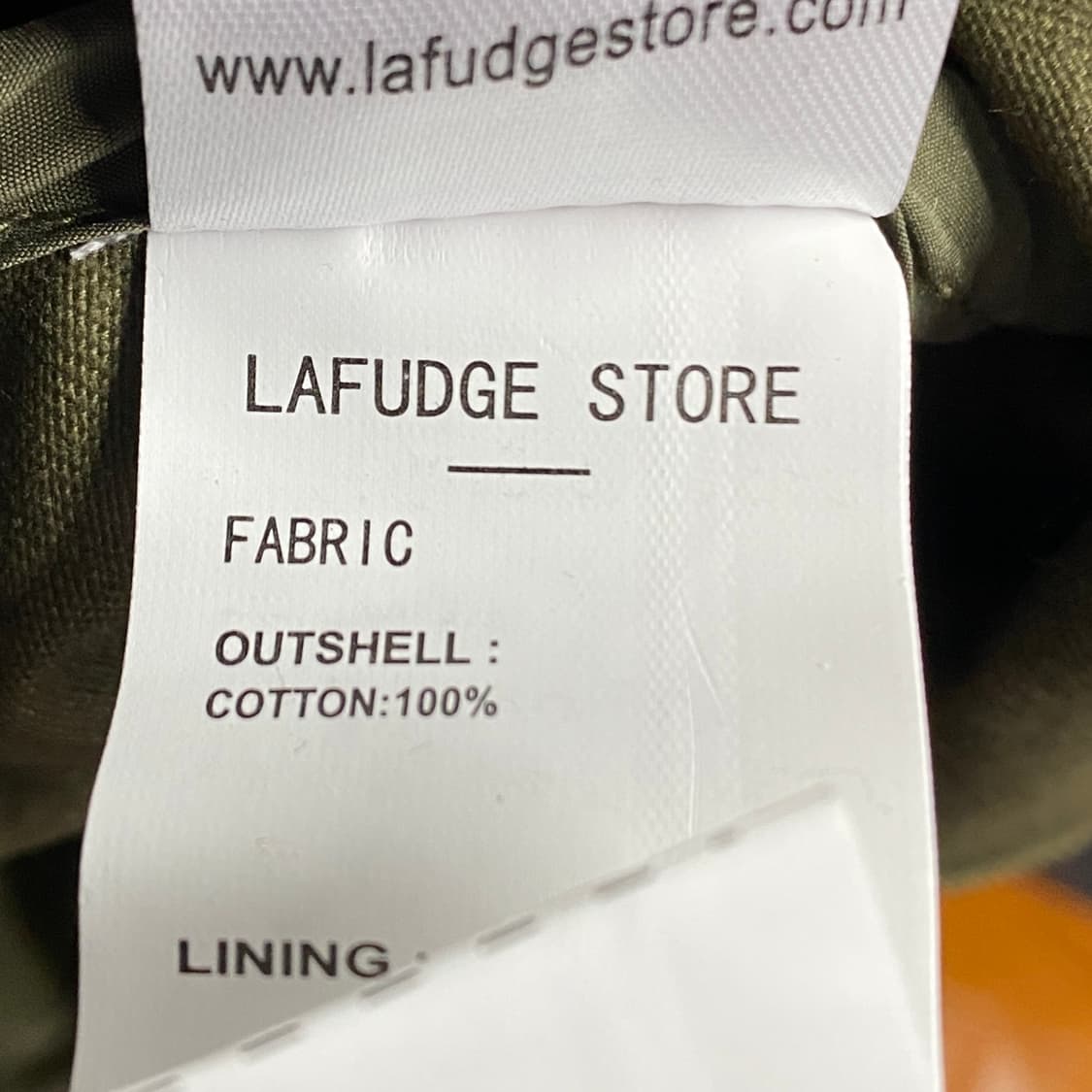 라퍼지스토어 피쉬테일 카키 누빔 야상 자켓 B4028 상품이미지3