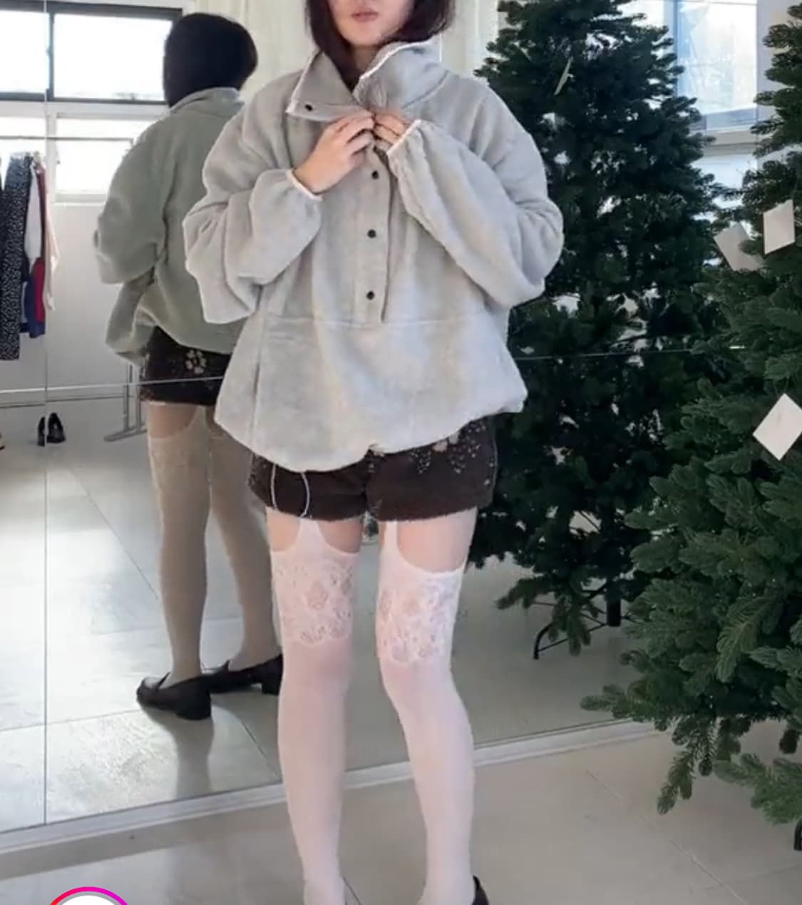 샵페어리 후리스 아노락 플리스 상품이미지1