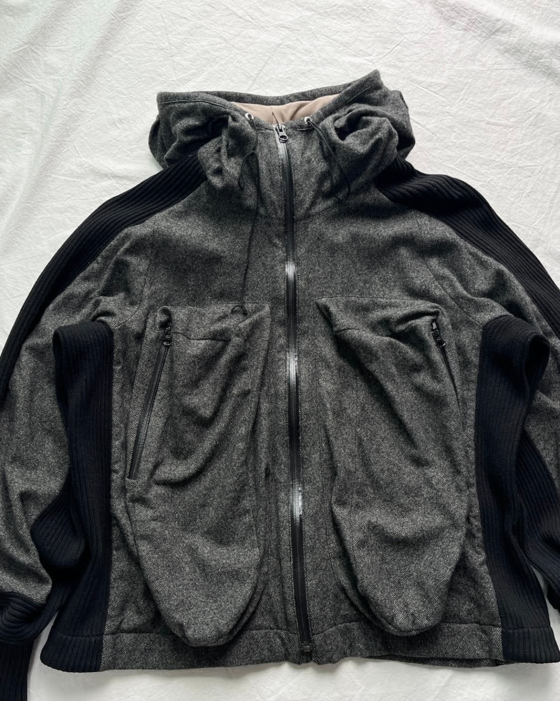 [M] SOE 06-07aw 소이 도쿄 울 헤비 후디드 집업 자켓 상품이미지2