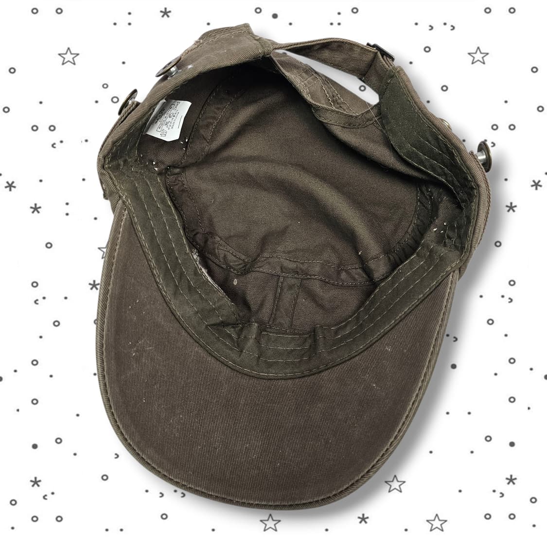  VTG 스터드 밀리터리 캡 상품이미지6