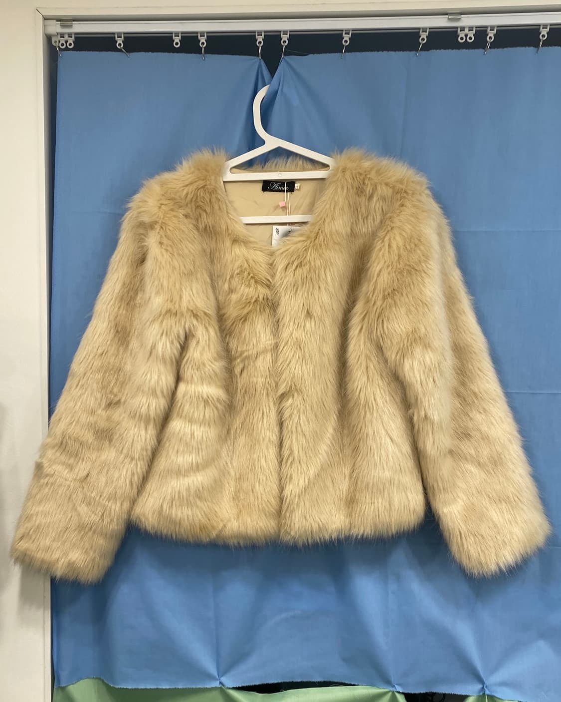 소프트 베이지 퍼 자켓🧸 상품이미지2