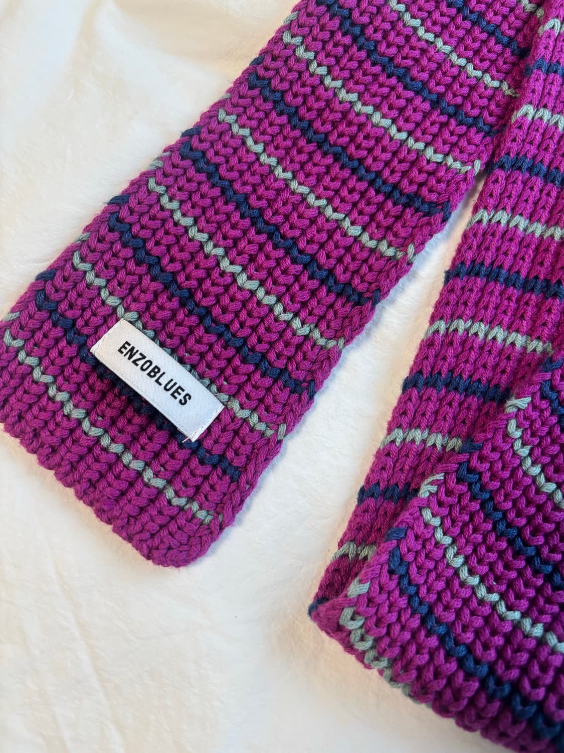 엔조블루스 스트라이프 미니 머플러 / 구매가 59,000 상품이미지1