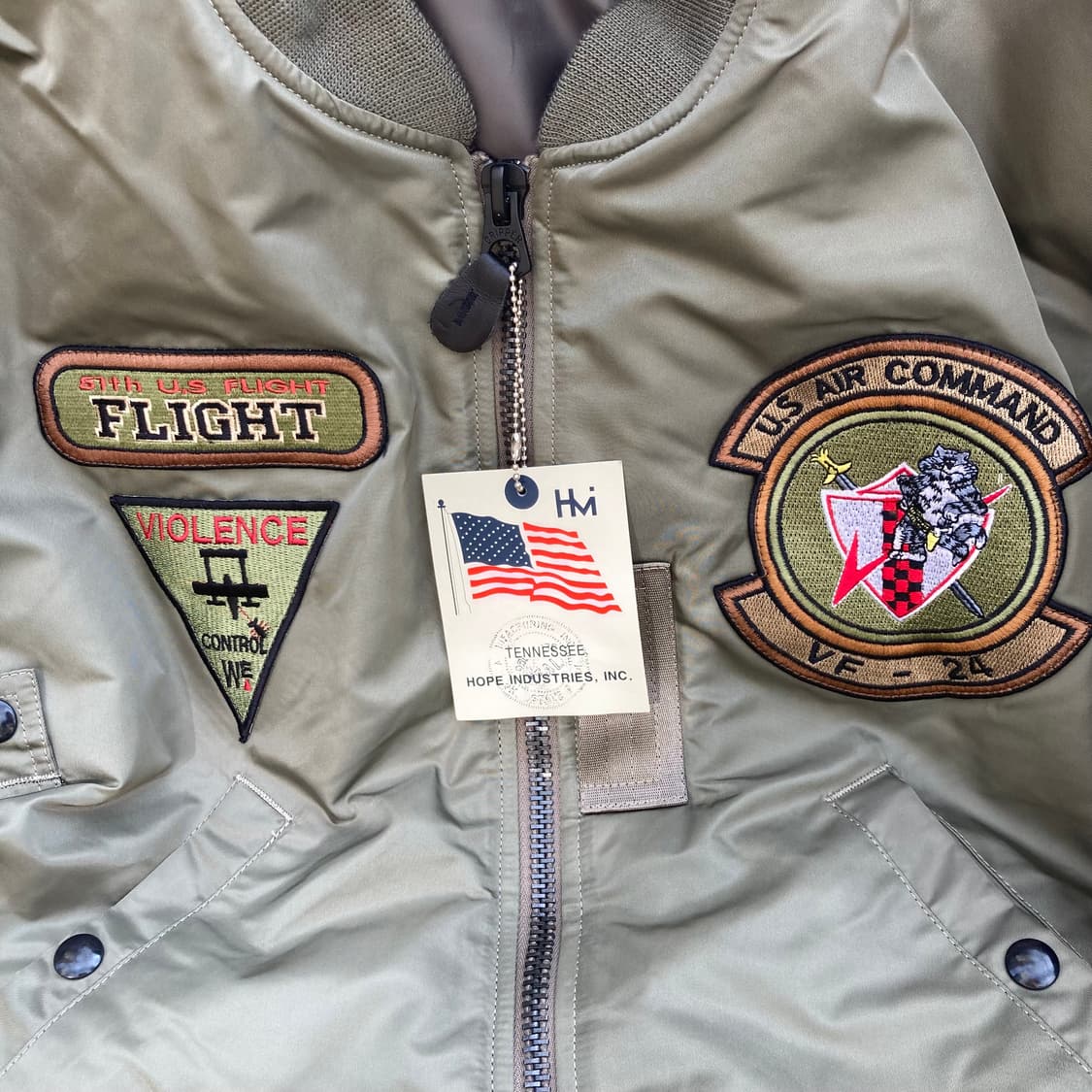 새상품 미군 에어포스 플라이트 ma1 ma-1 항공점퍼 상품이미지5