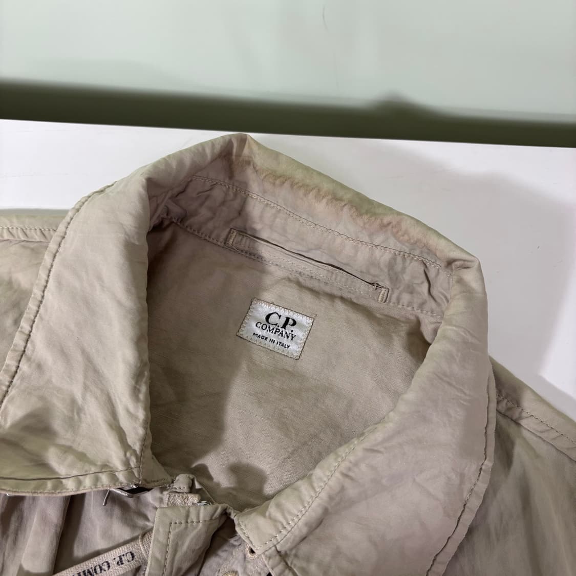 95-100 CP컴퍼니 베이지 나일론 야상자켓 상품이미지6