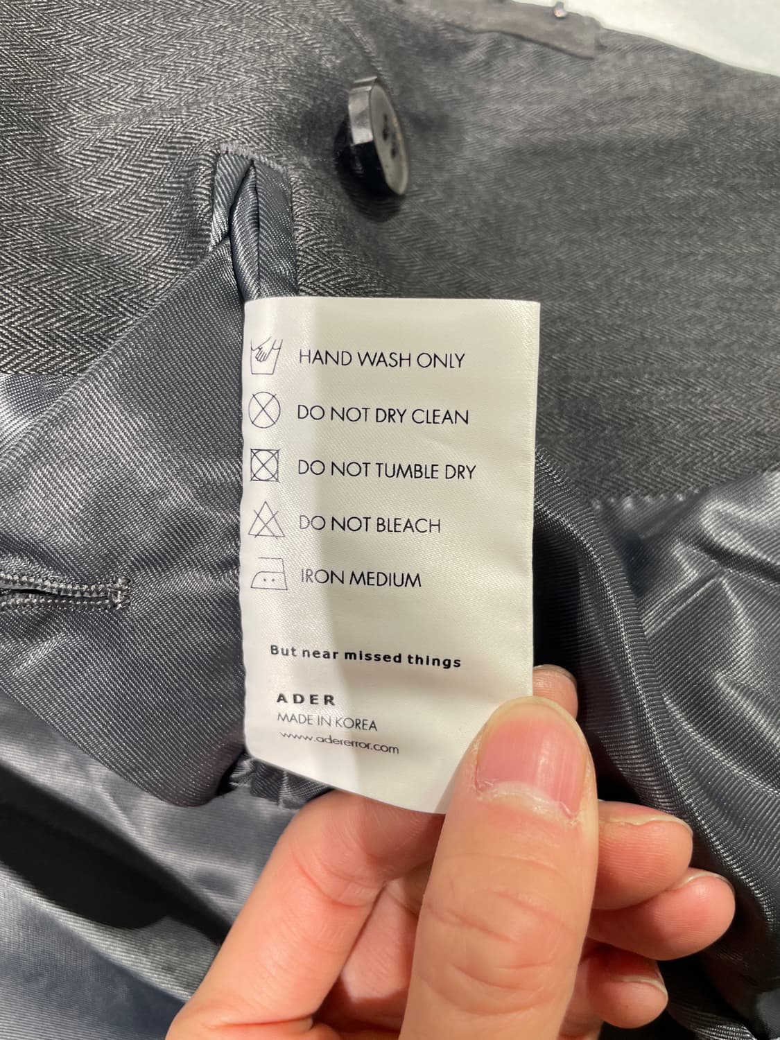 아더에러 21S/S 차콜 후크 플랩포켓 블레이저 상품이미지9