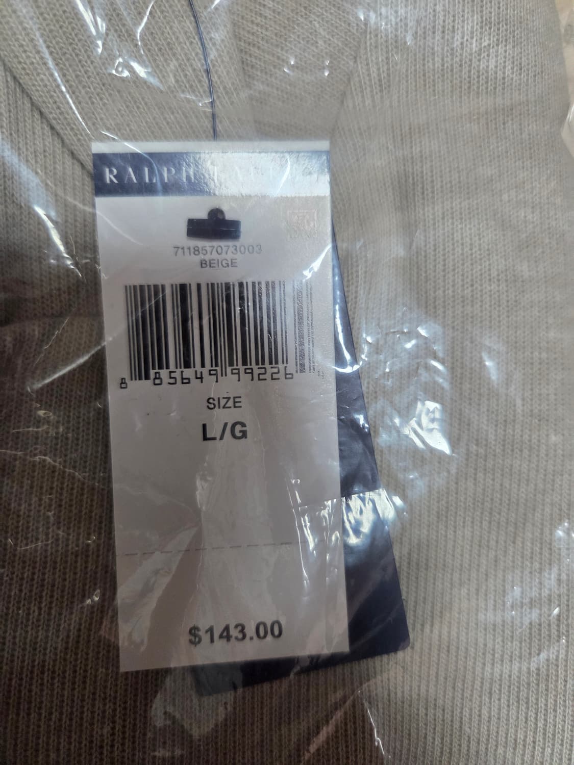 폴로 랄프로렌 남성 지퍼 폴오버 오트밀 L 상품이미지6