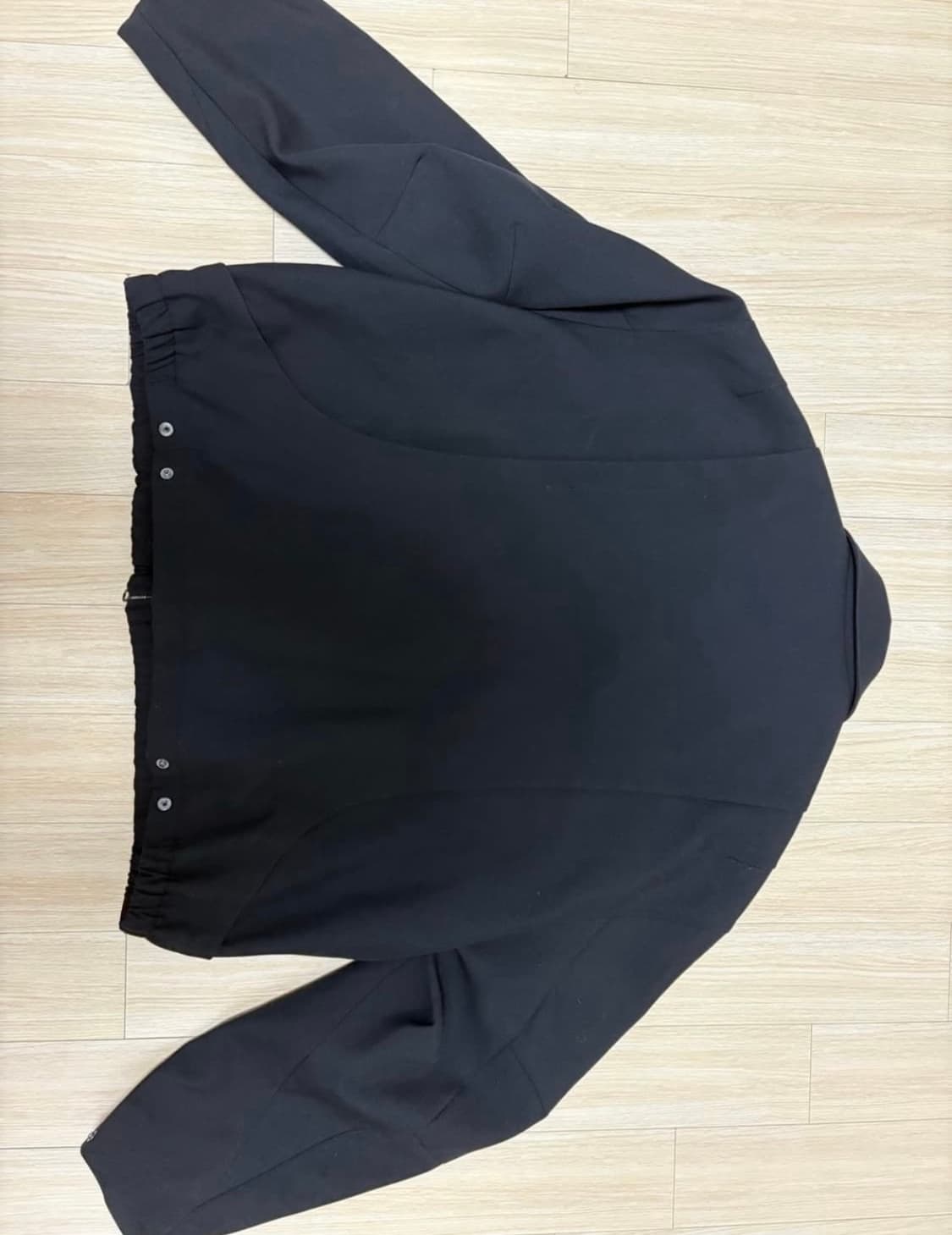 쿠어 울 블루종 (블랙) L 상품이미지4