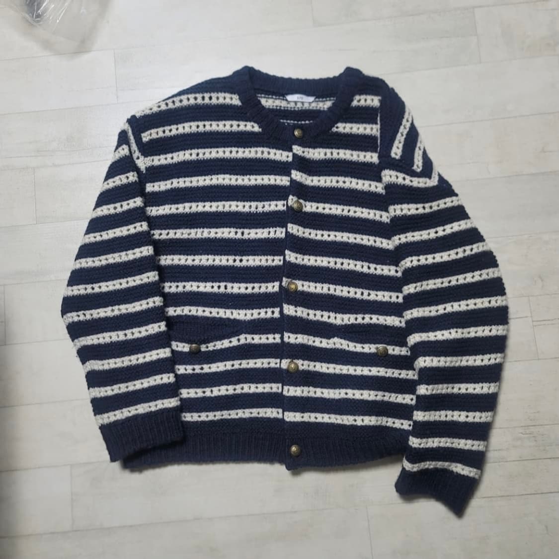stu 스트라이프 가디건 m 상품이미지1