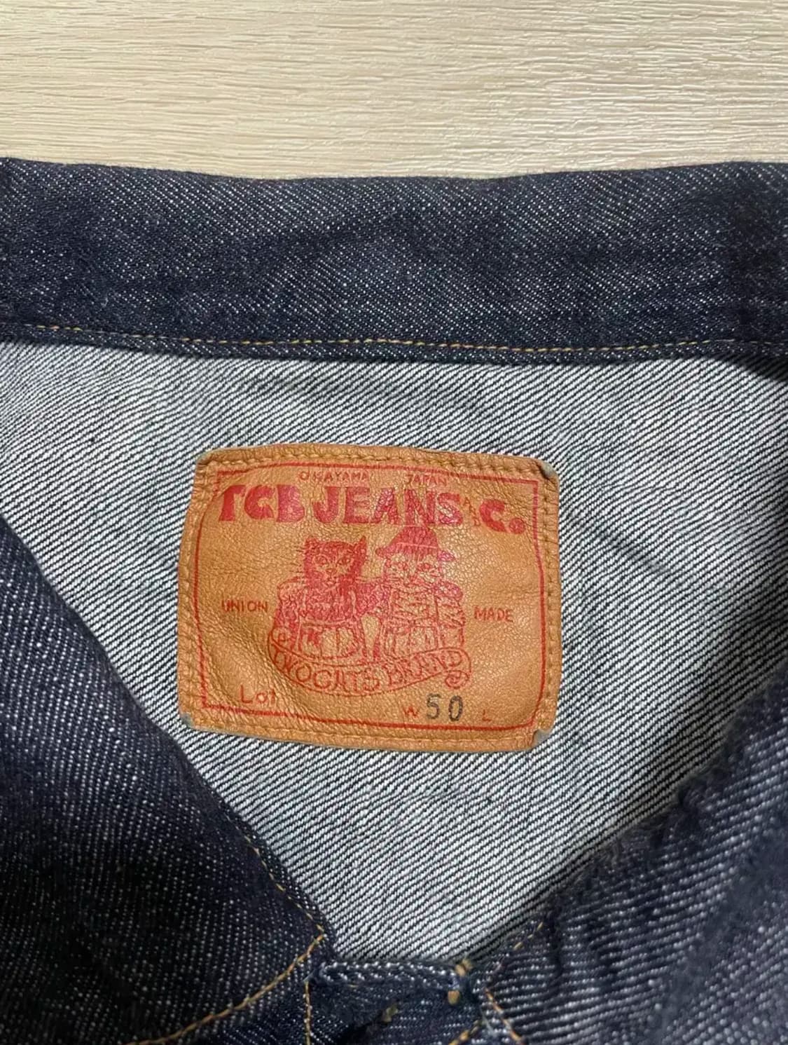TCB JEANS 20s 데님 자켓 50 사이즈 상품이미지3