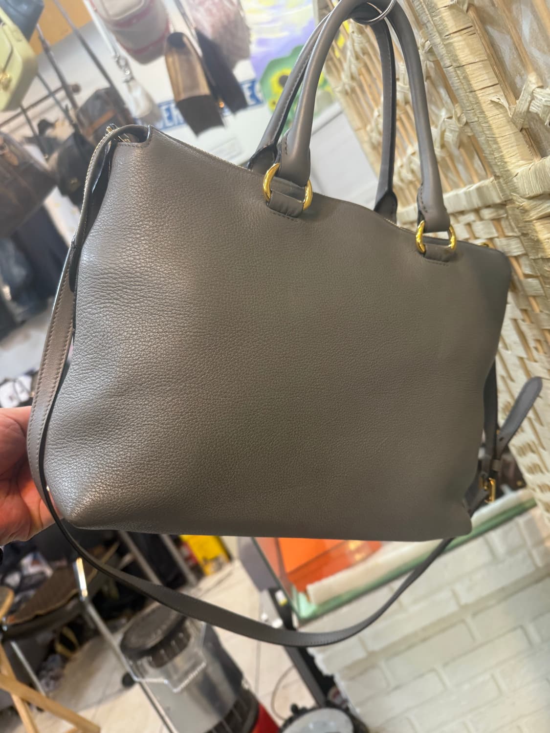 정품 프라다 비텔로 다이노 2way백 팝니다 상품이미지3