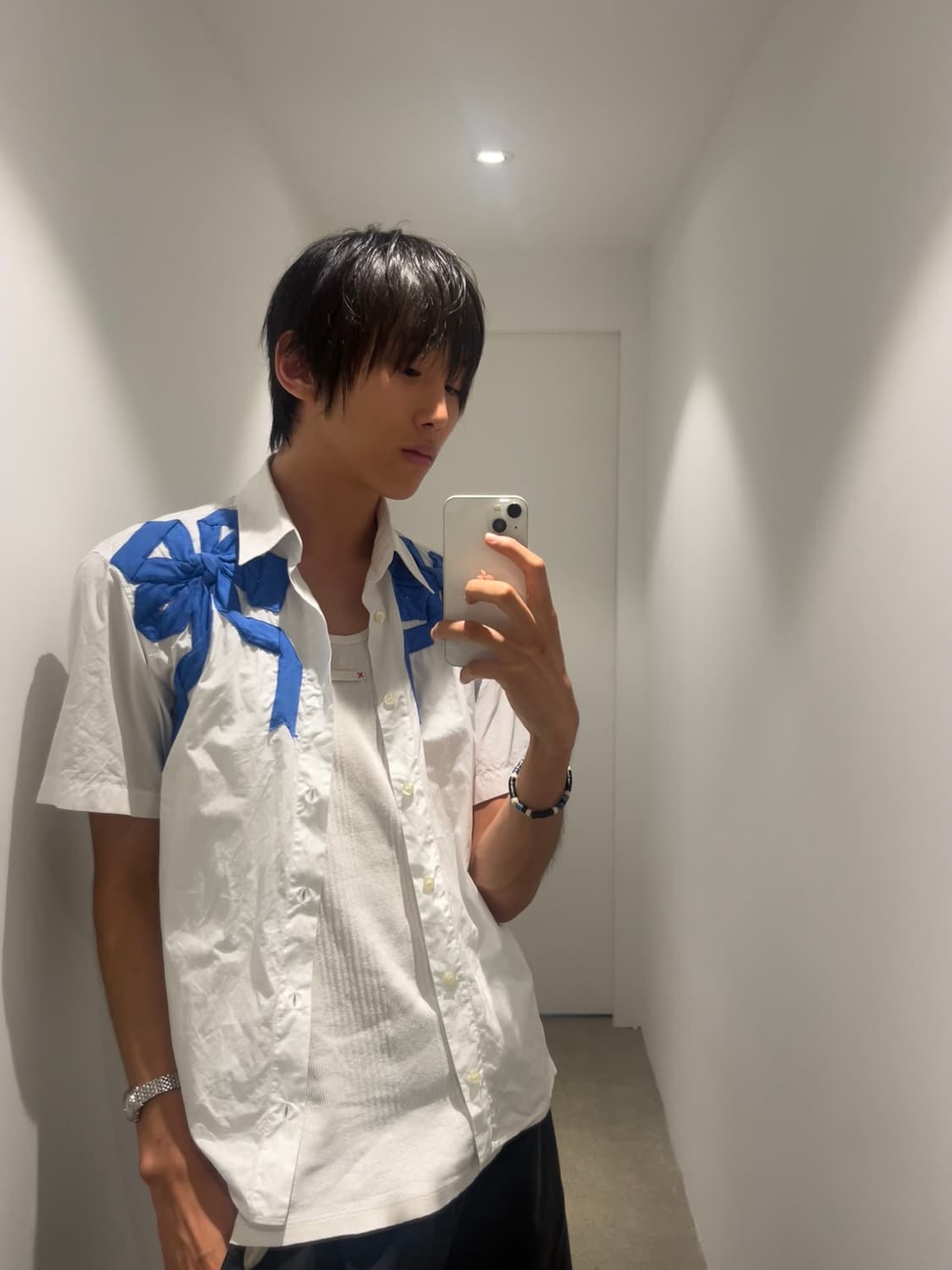 Stefan Cooke 리본 셔츠 m 상품이미지1