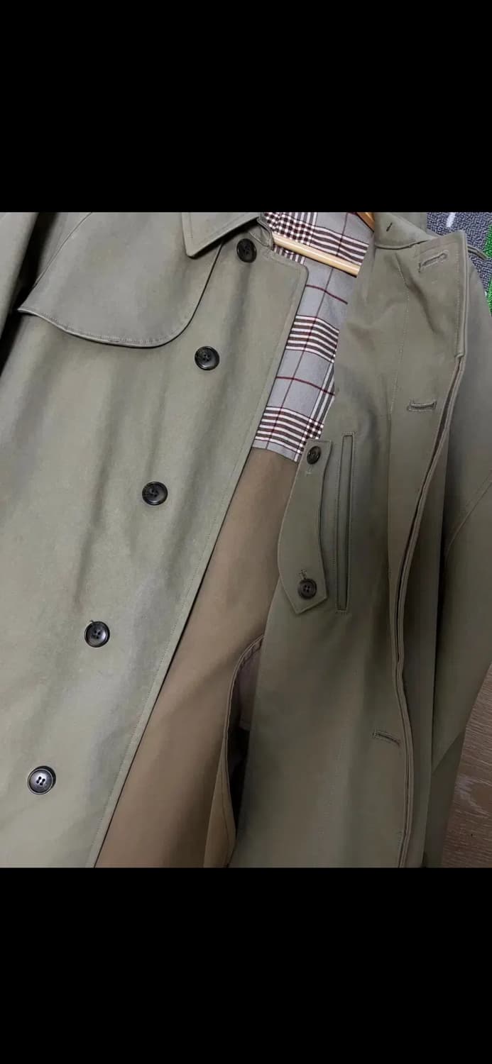 피그벨 트렌치코트 2사이즈 카키 컬러 상품이미지3