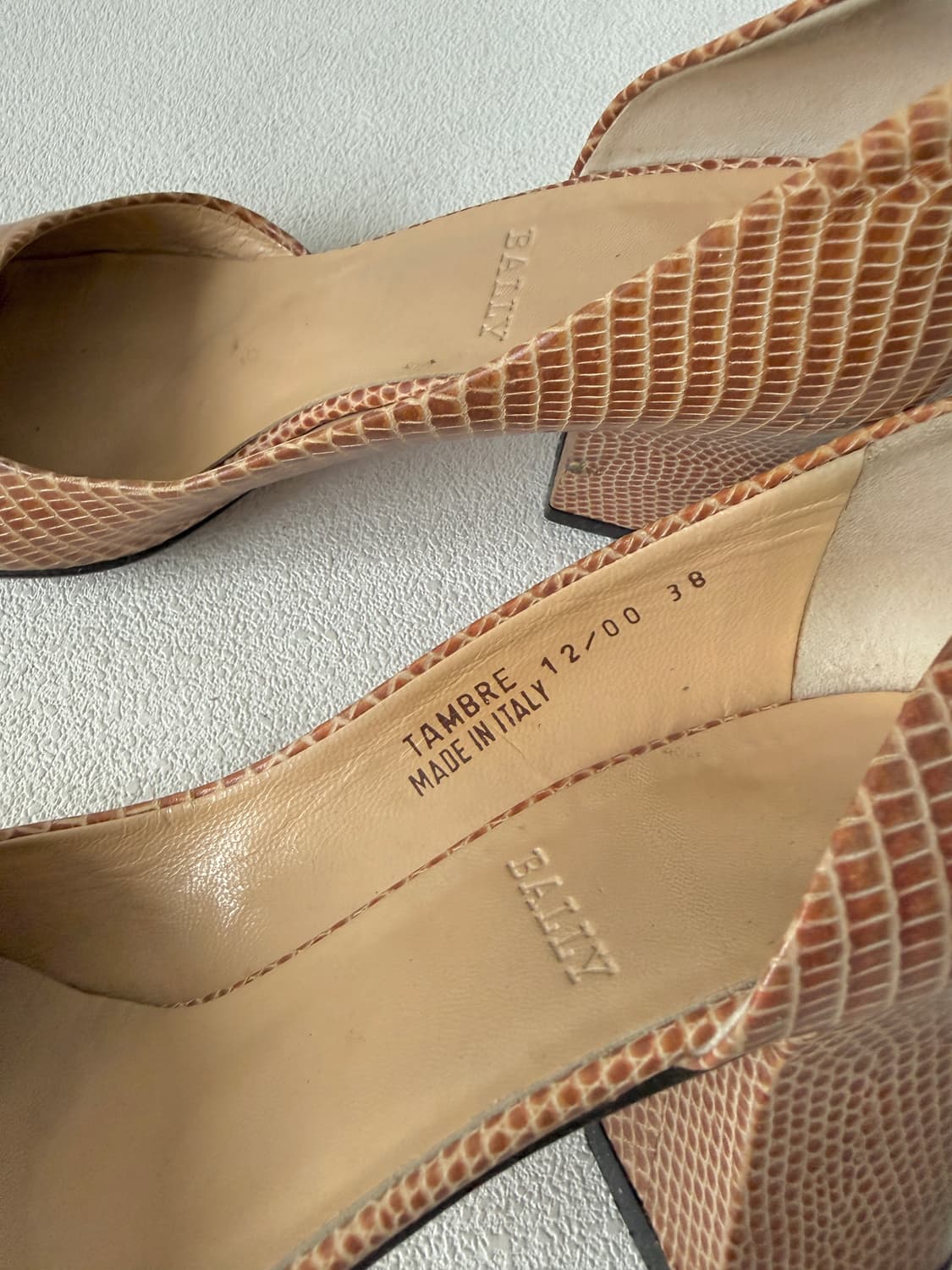 [EU38]발리(BALLY) 리자드 프렌치힐(ITALY) 상품이미지6