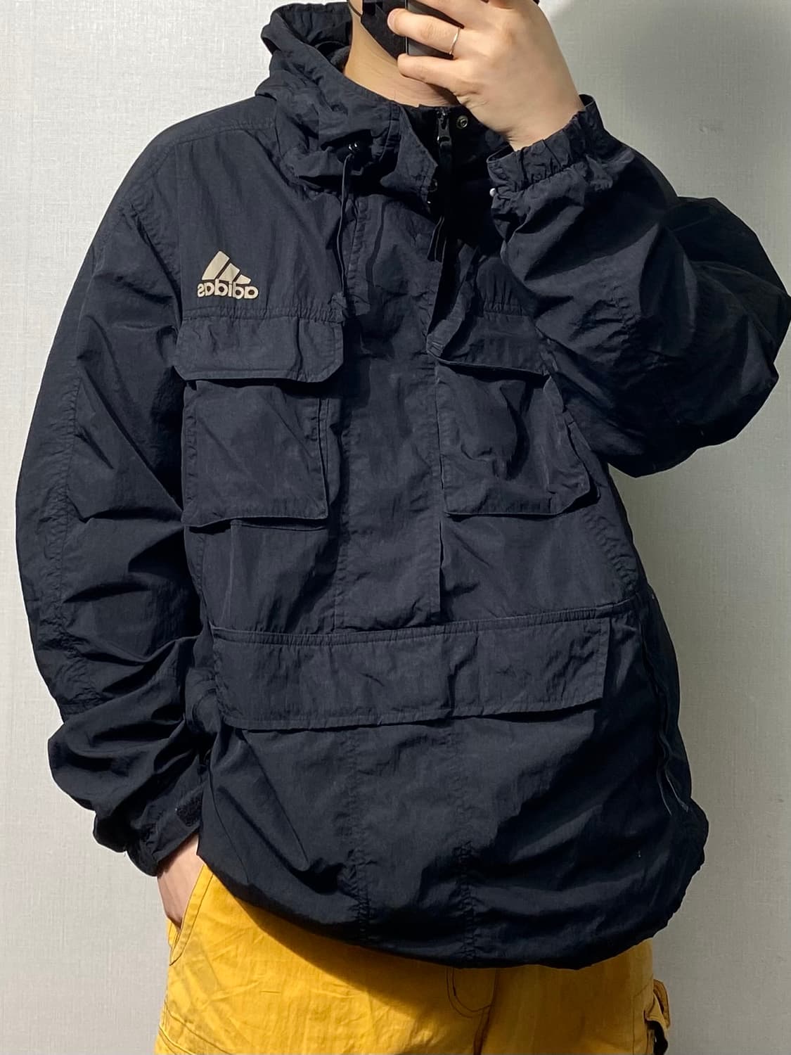 [2XL] Adidas 아디다스 퍼포먼스 나일론 후드 아노락 상품이미지10