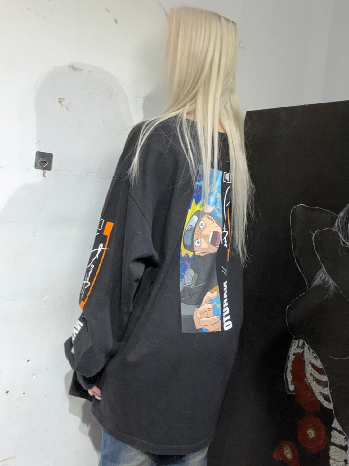 00s 나루토 오피셜 애니 롱슬리브 긴팔티 XL 상품이미지7