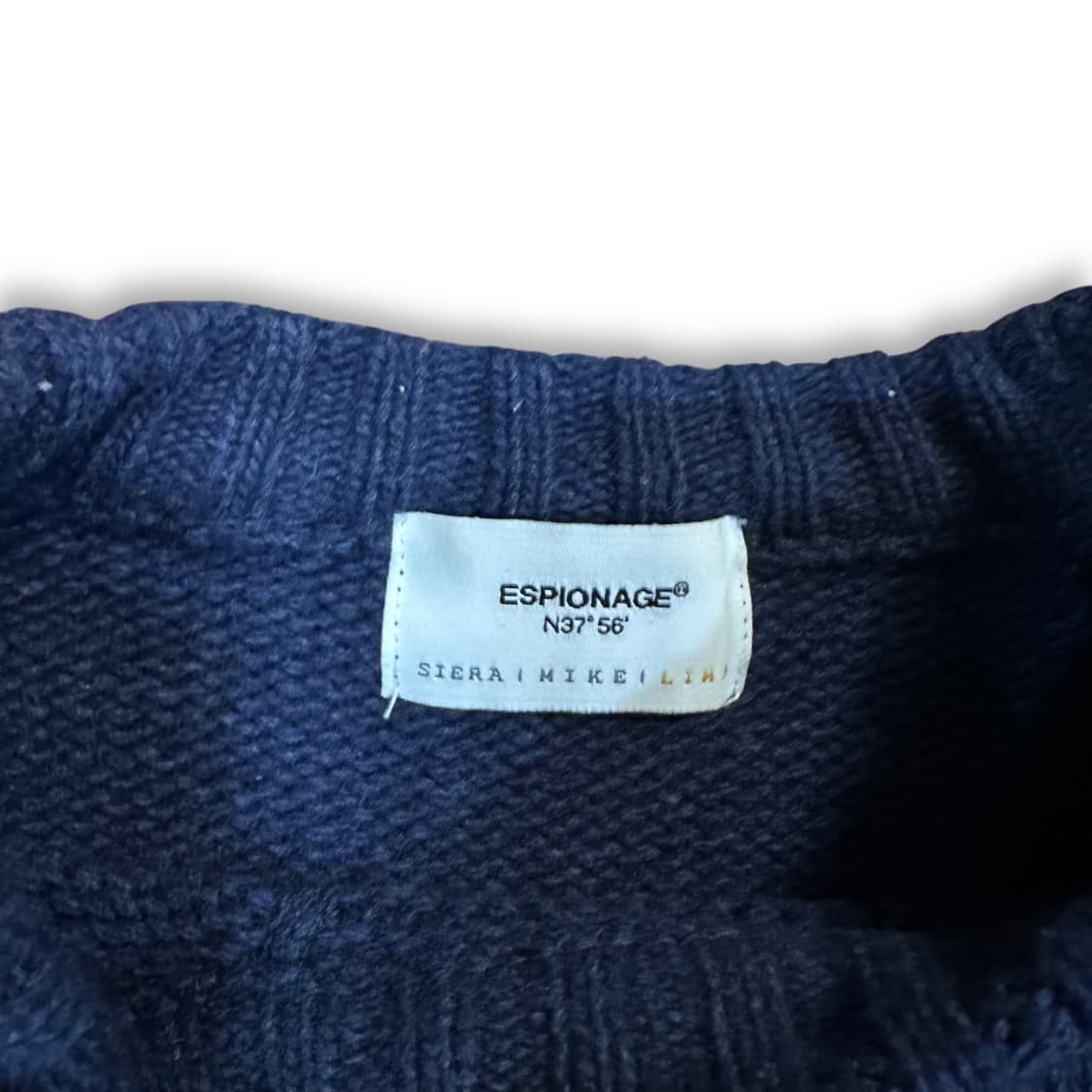 에스피오나지 NAVY 니트 상품이미지4