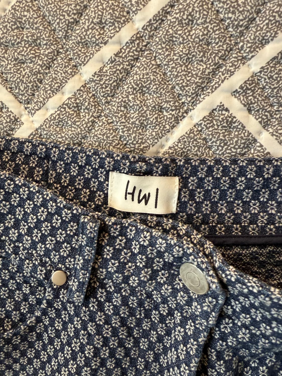 Hwi Eyelet pants (flower denim) 상품이미지6