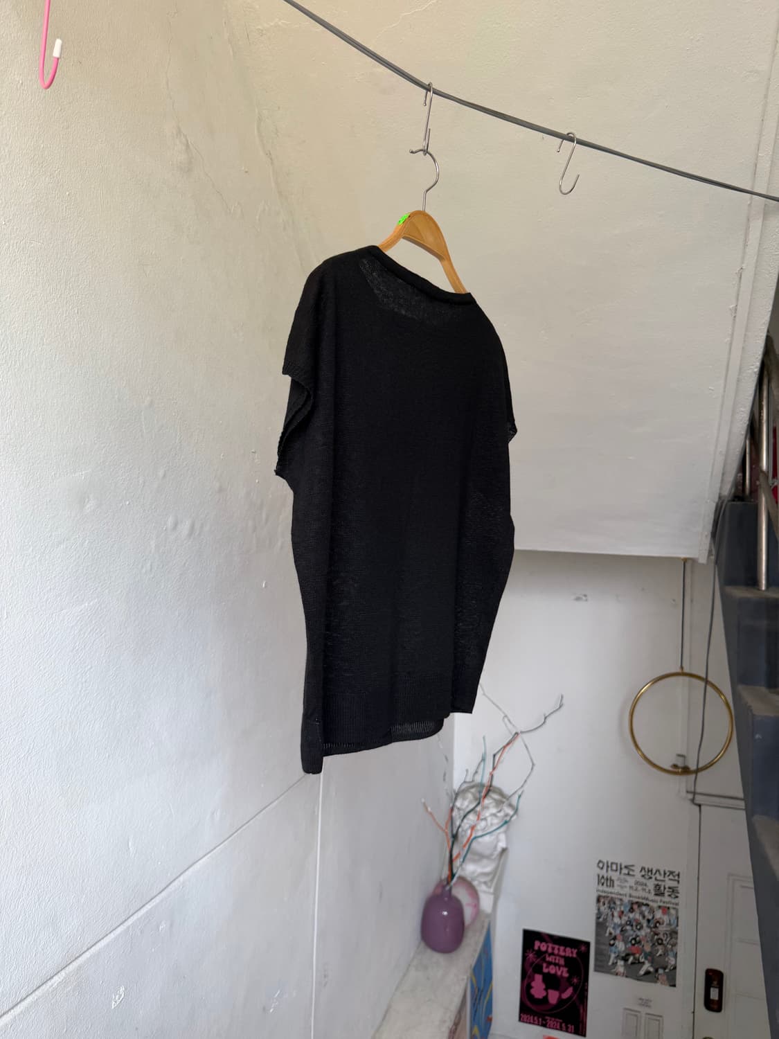 빈티지 시스루 여름 니트 상품이미지7