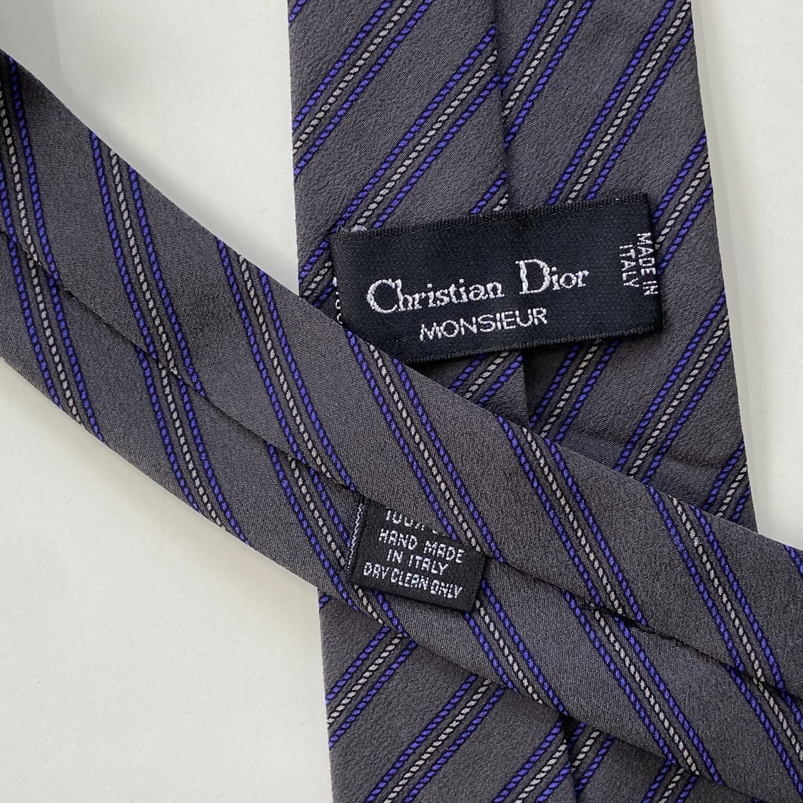 크리스찬 디올(Dior) 심플로고 명품 정품넥타이 상품이미지5