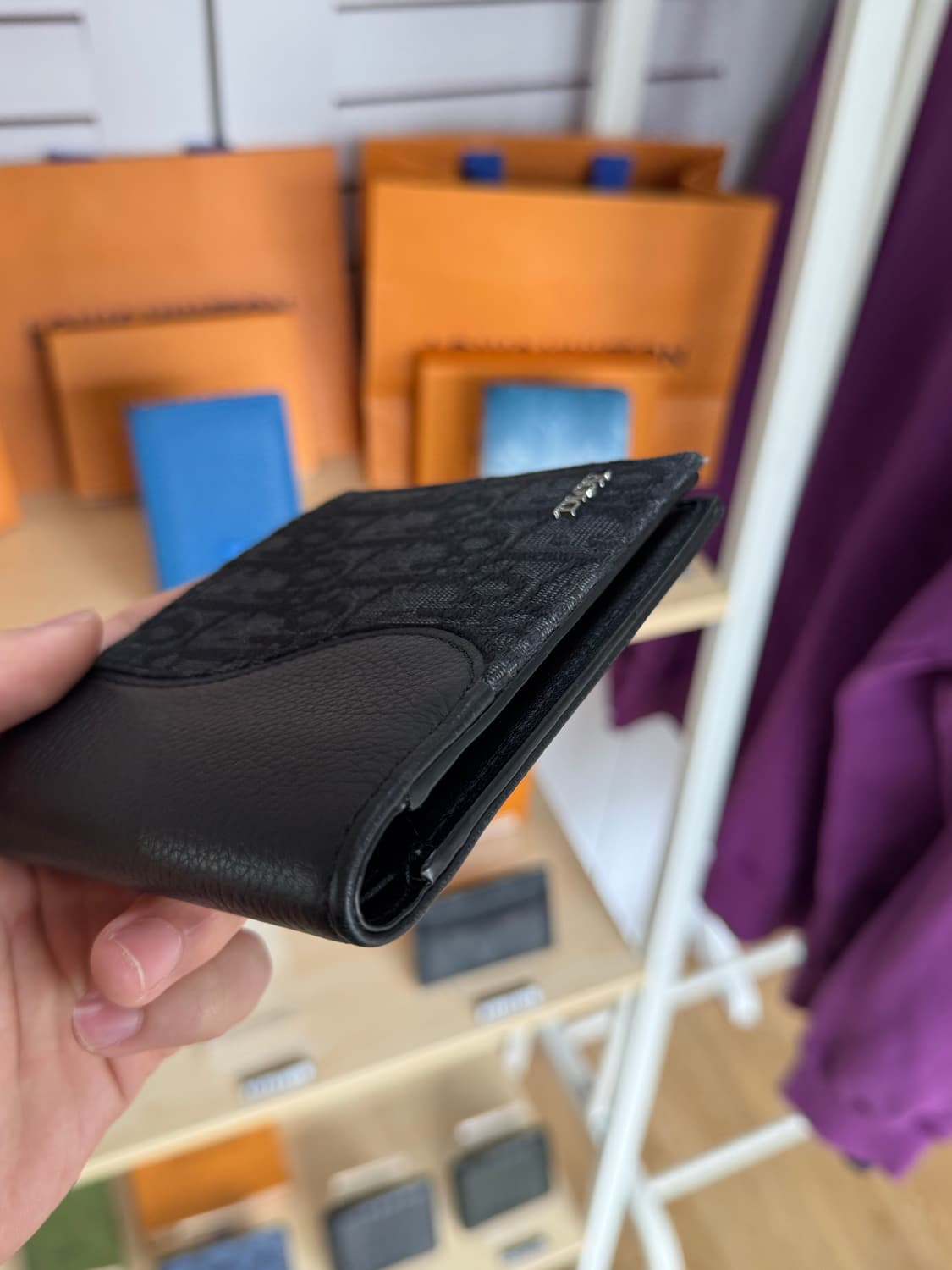 디올 오블리크 자카드 반지갑 신형 상품이미지2