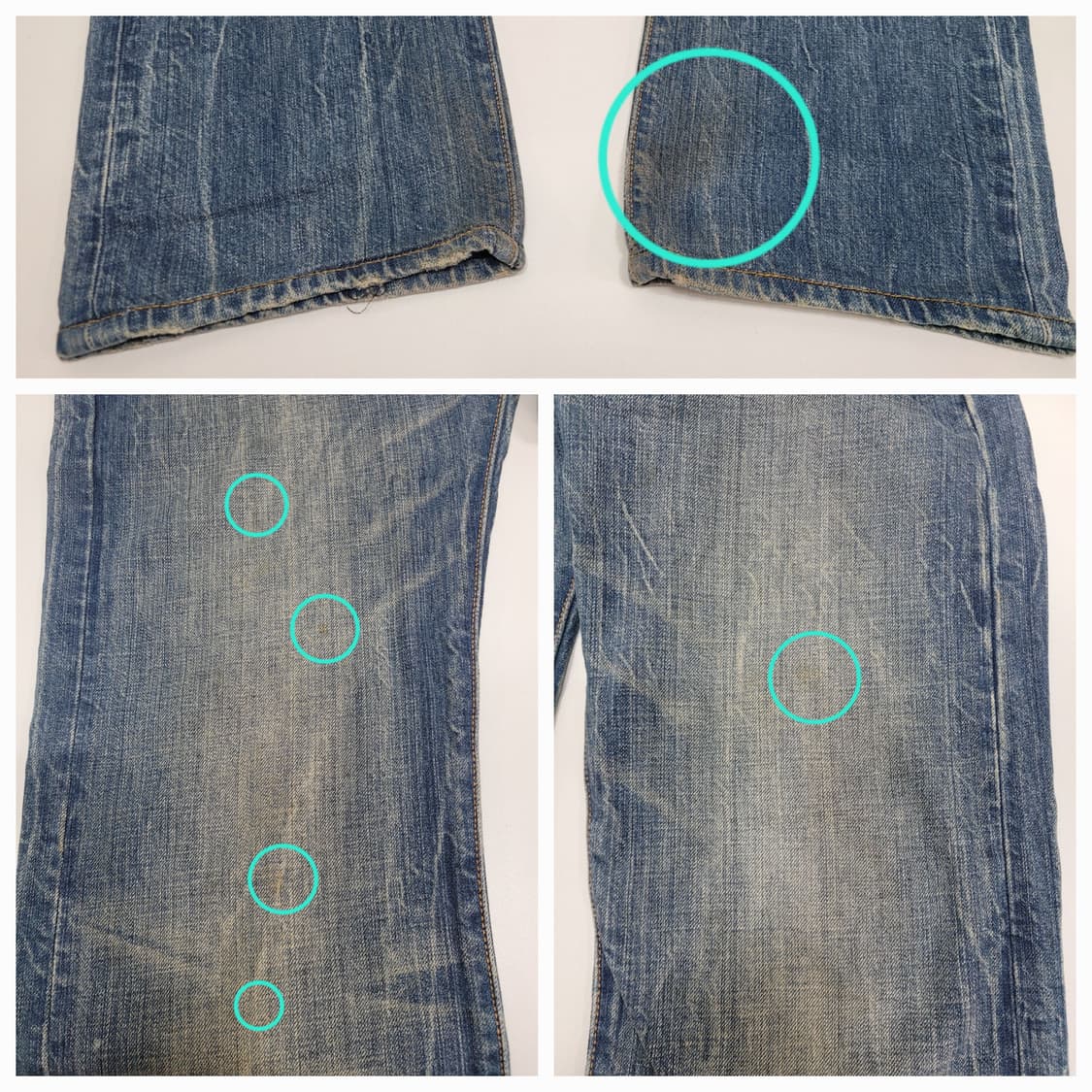 LEVI'S 00'S 리바이스 501 워싱 데님 청바지 / 남 30
 상품이미지6