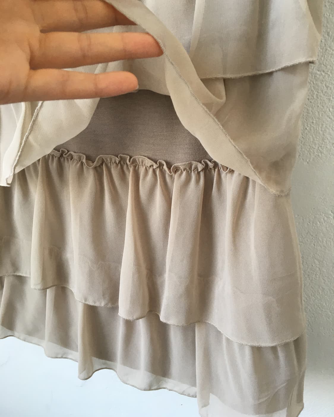 Layer point blouse 상품이미지4