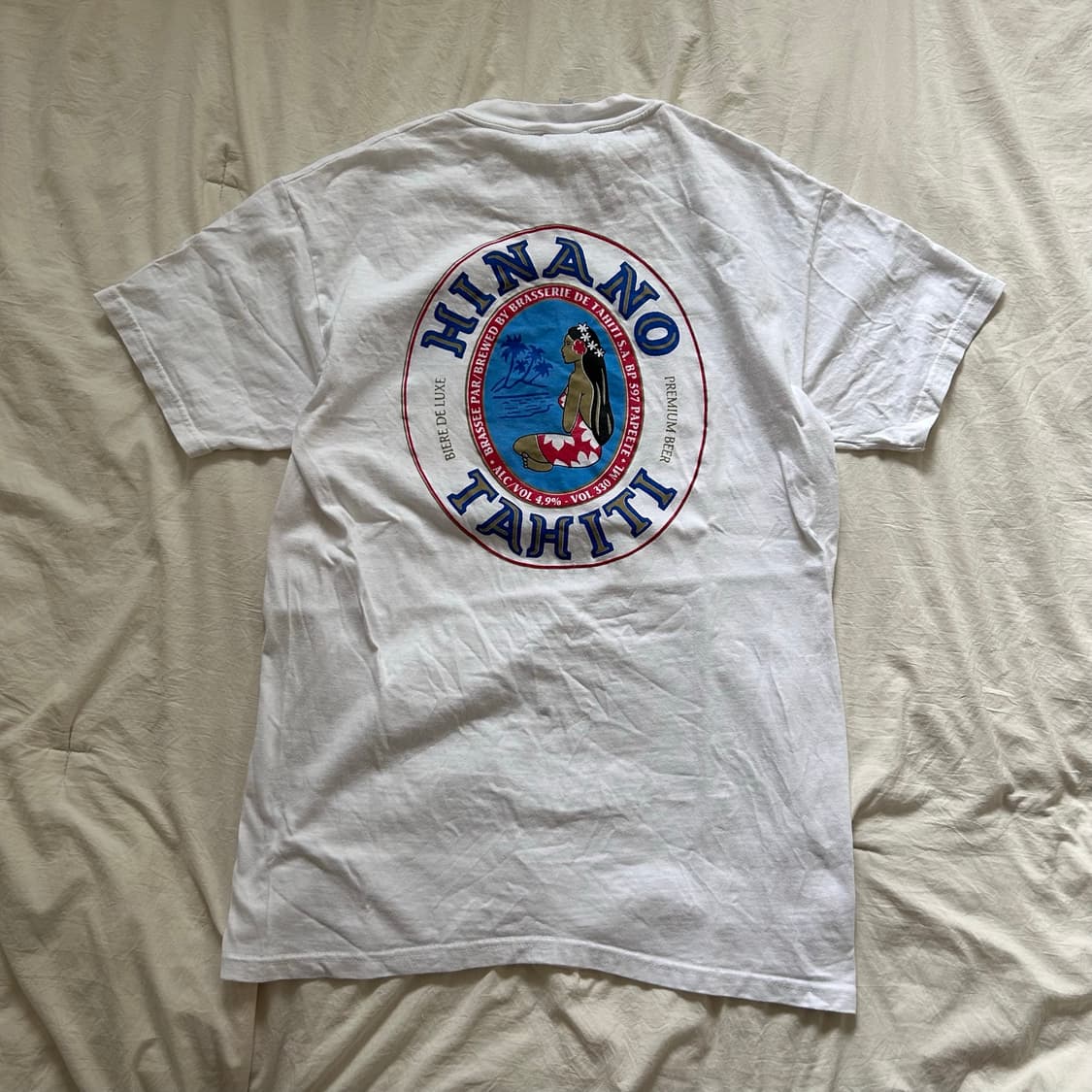 Hanes Hinano Tahiti Beer T-Shirts 상품이미지2