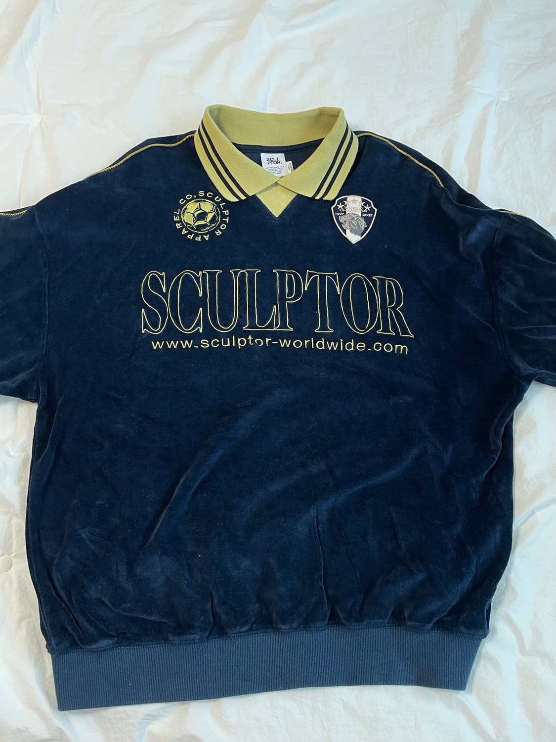 스컬프터 Velour Soccer Jersey 딥네이비 상품이미지4