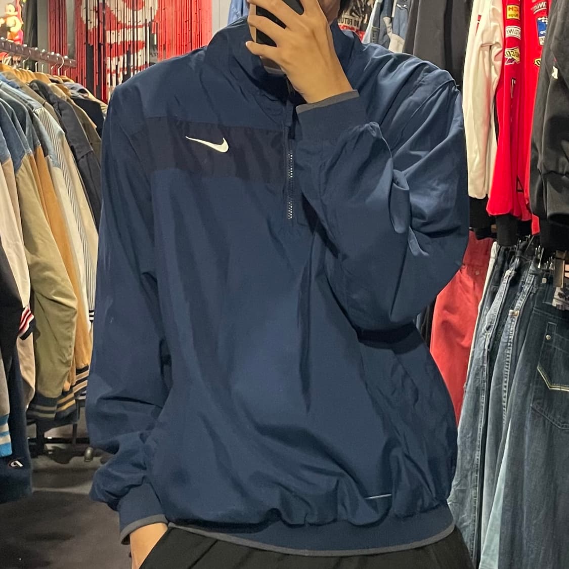 [IM] NIKE 나이키 네이비 웜업(조끼 가능) 상품이미지4