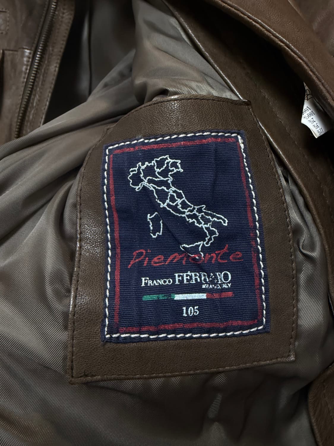 (105) 프랑코 페라로 브라운 양가죽 필드자켓 상품이미지4