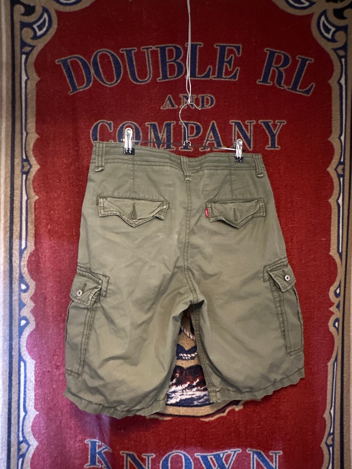 Levis 카키 하프팬츠 상품이미지2