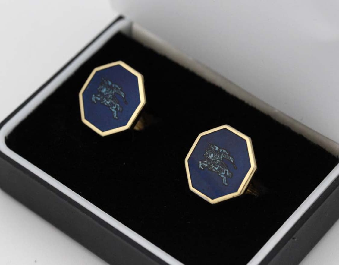 버버리 B+등급 남자 명품 커프스 빈티지 상품이미지1