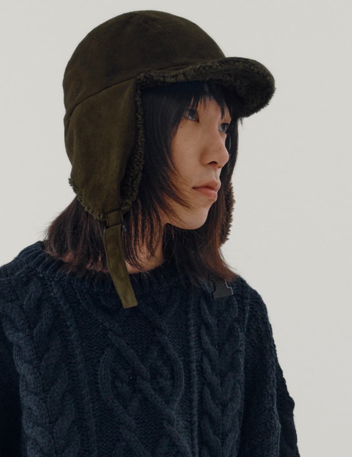 시엔느 Tito Double-sided Hat (Khaki) 상품이미지2