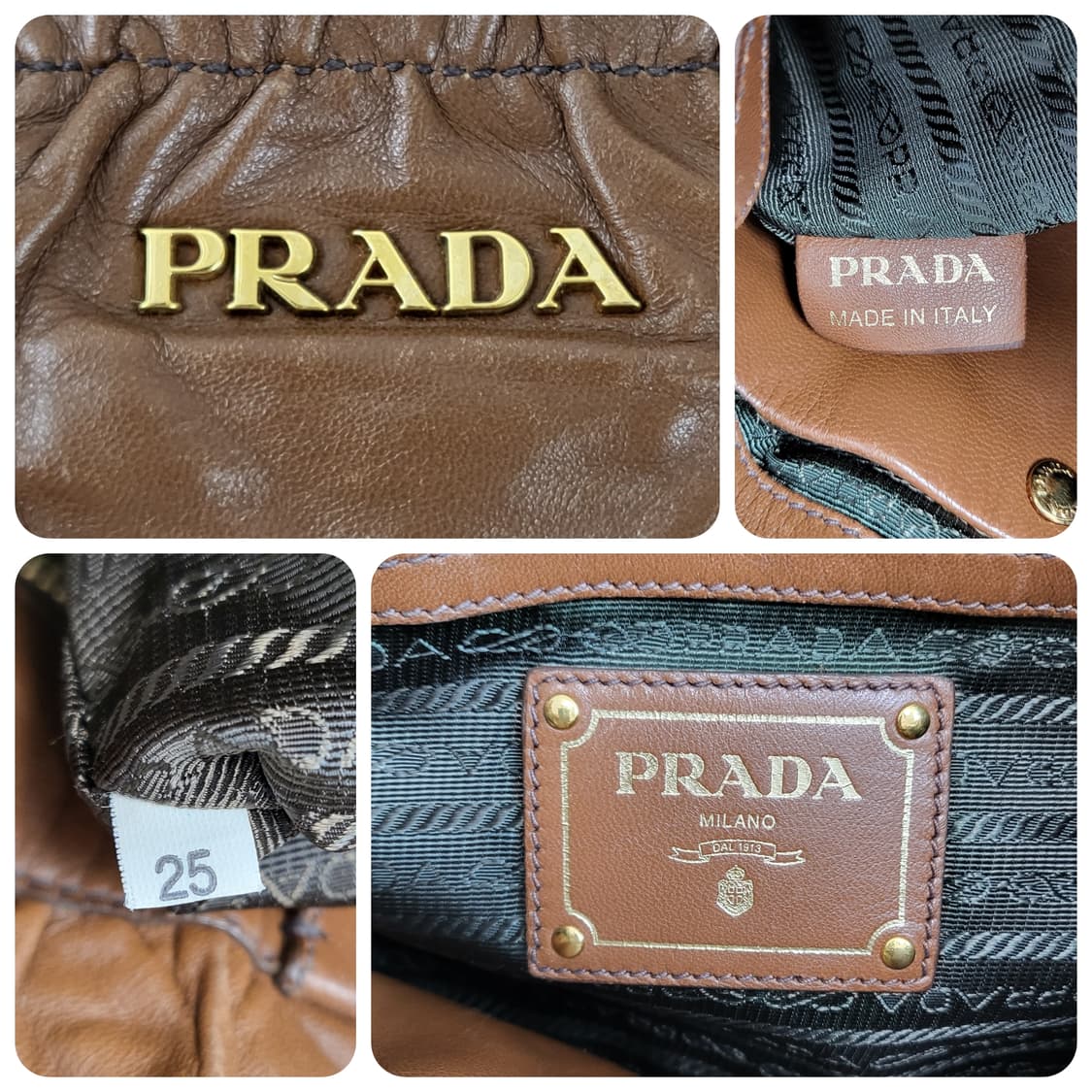 정품 프라다 나파가죽 보우 토트백 상품이미지9