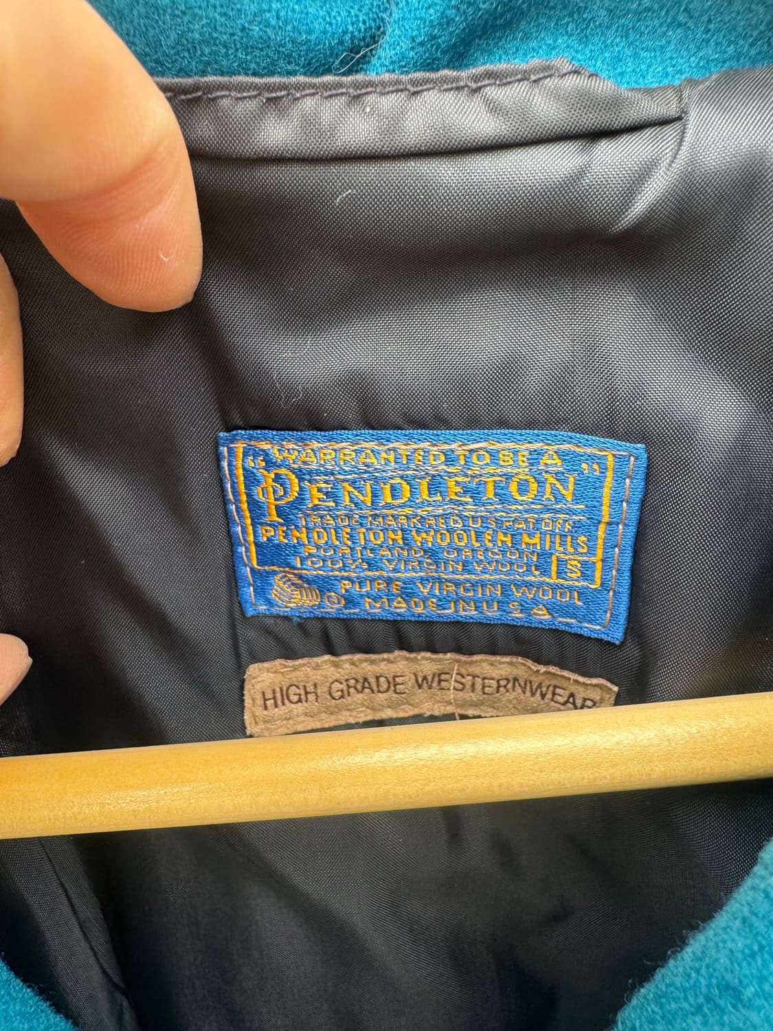 70~80s 펜들턴 빈티지 아즈텍 웨스턴 울 봄버 자켓  상품이미지5