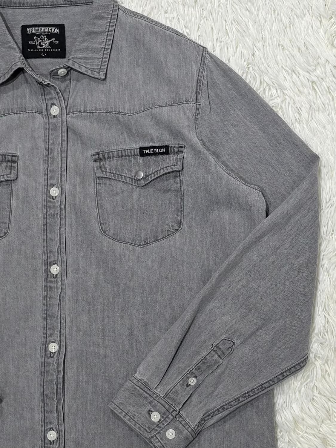 트루릴리젼 데님 셔츠 상품이미지5