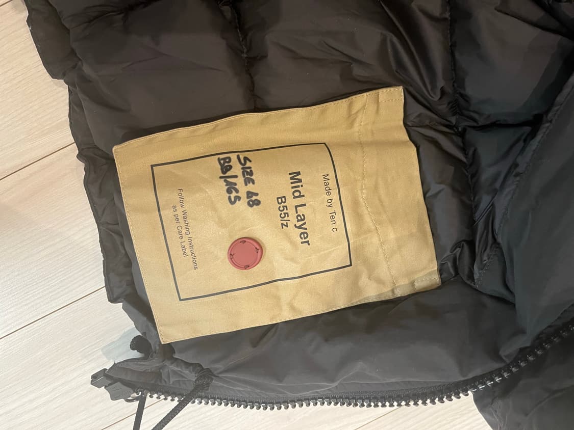 텐씨 / 미드 레이어 후드 패딩 / 48 상품이미지4