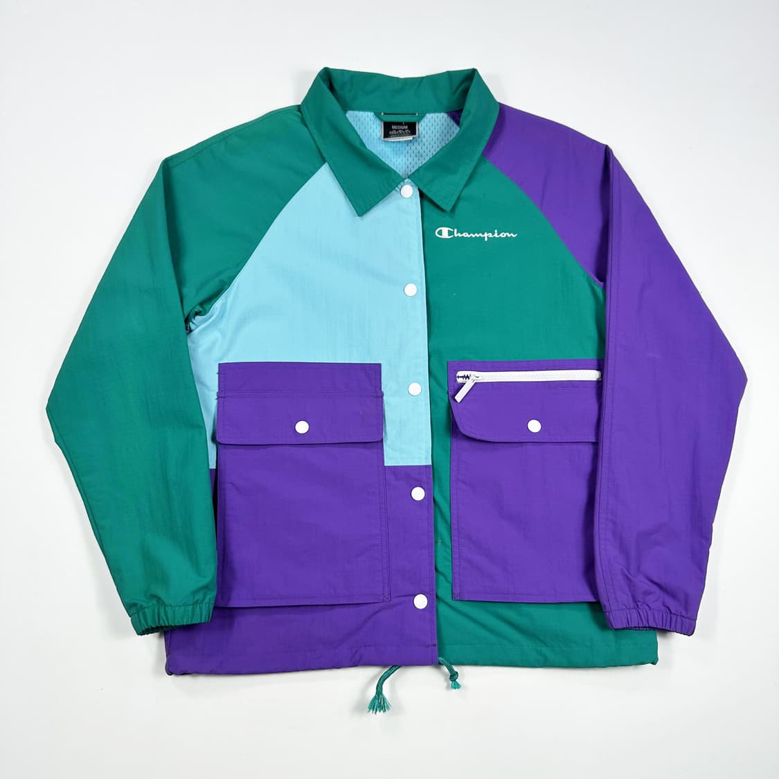 챔피온 올드스쿨 컬러블록 코치자켓 M 상품이미지1